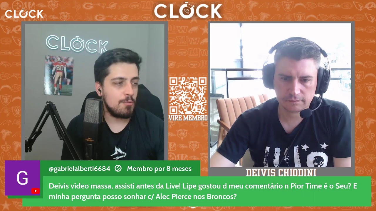 LIVE - REACT MOCK DRAFT E NOTÍCIAS DO DRAFT