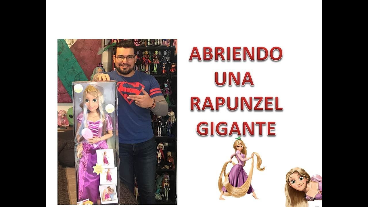 ABRIENDO RAPUNZEL GIGANTE 81 CM