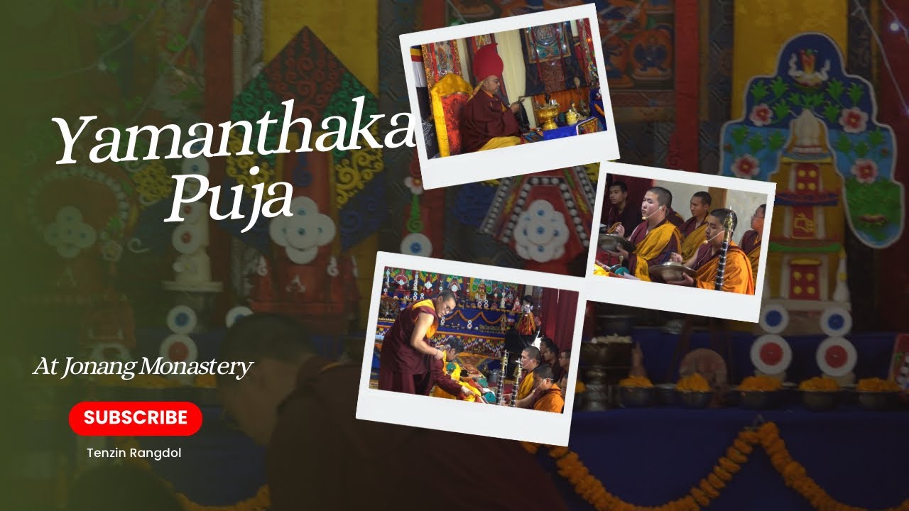 Performing Yamanthaka Puja at Shimla Jonang monastery 
