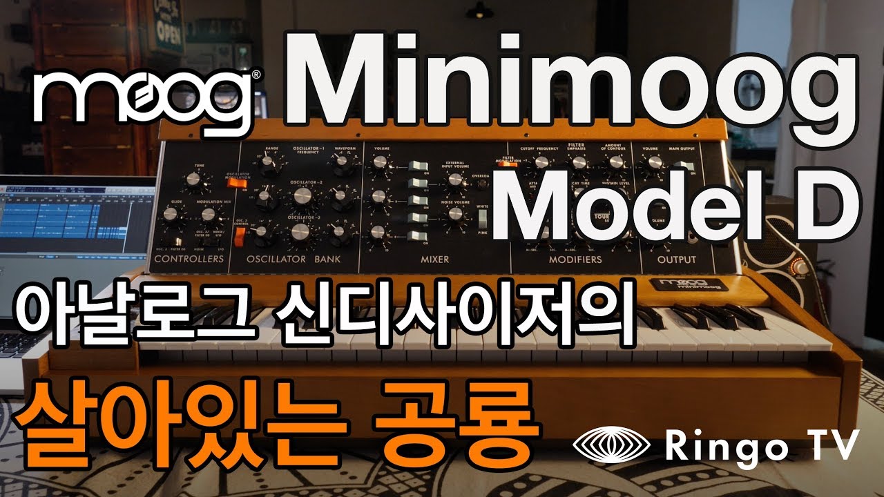 [링고TV] 로버트! 밥무긋나? Minimoog model D 기묘한 리뷰