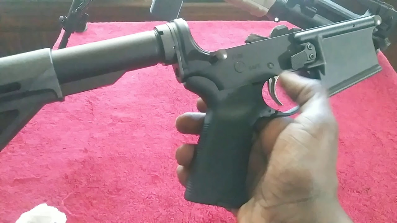 Psa ar-15 lower with 2 stage nickel boron trigger