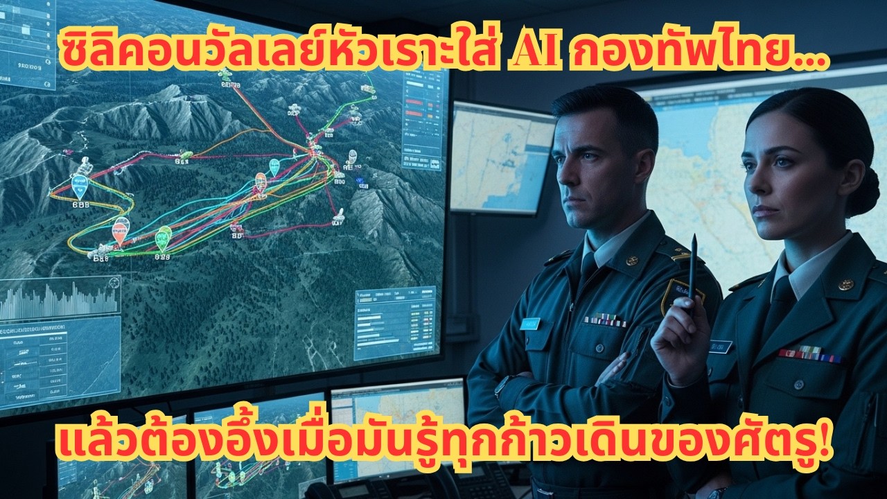 ซิลิคอนวัลเลย์หัวเราะใส่ AI กองทัพไทย… แล้วต้องอึ้งเมื่อมันรู้ทุกก้าวเดินของศัตรู!