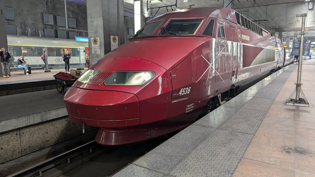 Eurostar Red: Rotterdam - Antwerpen 300 km/h in first class.