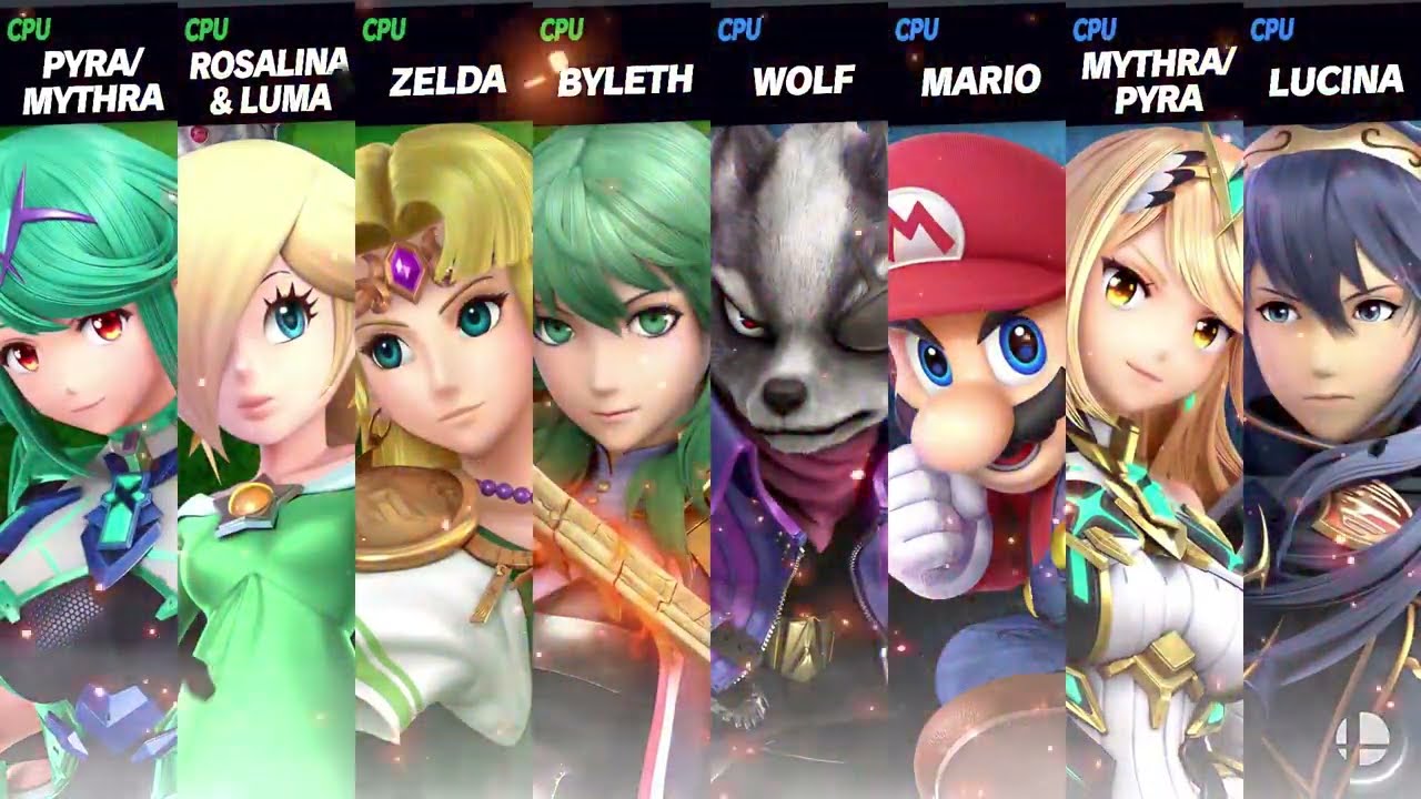 Super Smash Bros. Ultimate - Battle #3361 Girls in Green VS Team Wolf
