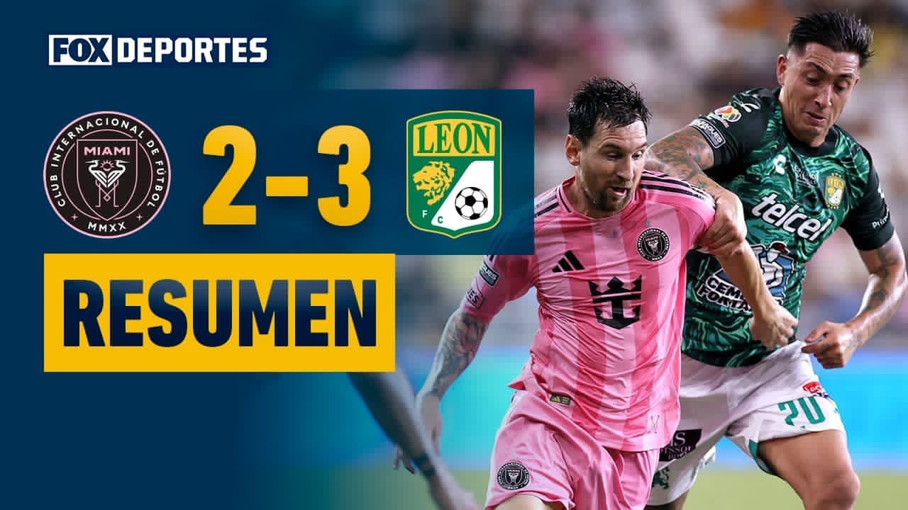 💥 INTER MIAMI 2-3 LE&Oacute;N | The runner-up found no answers | HIGHLIGHTS | Leagues Cup