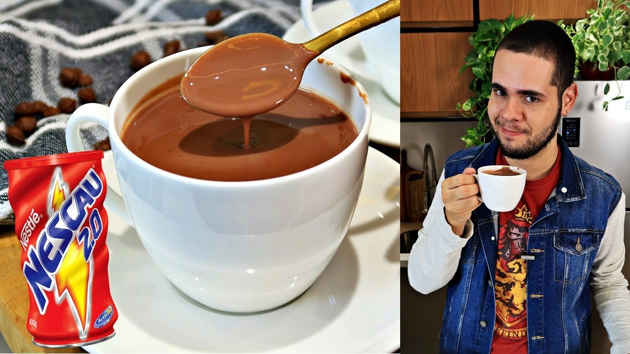 CHOCOLATE QUENTE SUPER CREMOSO DE NESCAU | FÁCIL E RÁPIDO