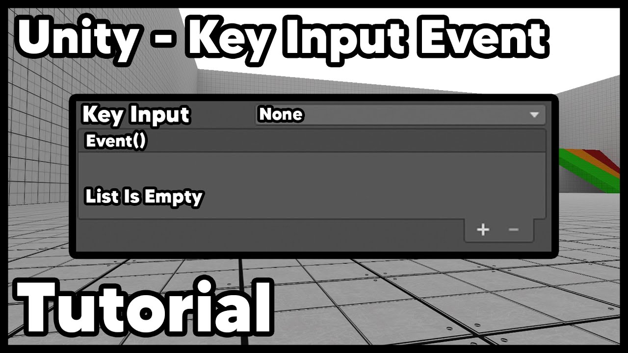 Unity - On Key Down Event | Tutorial Part 1