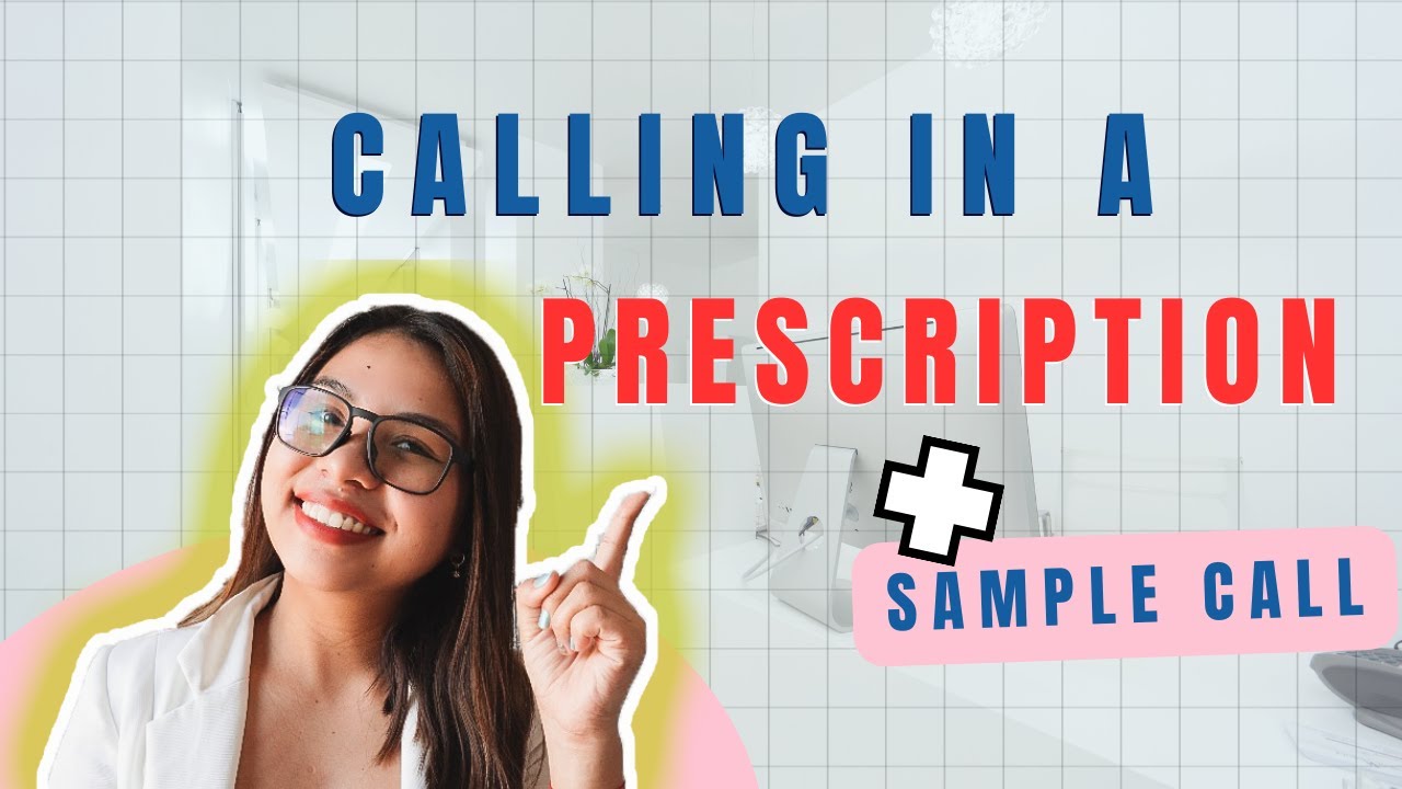 How to handle outbound call: Calling in prescription to Pharmacy | sample mock call