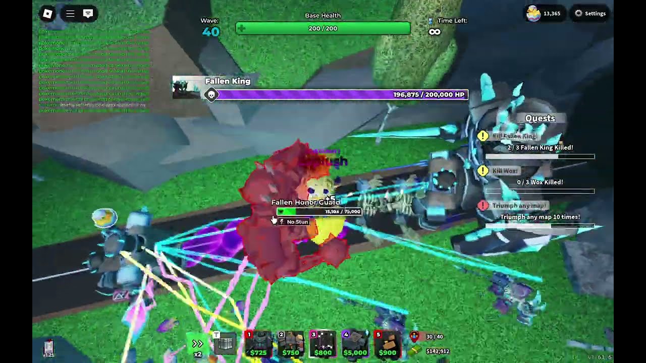 (Special Towers Needed) TDS Solo Fallen Speedrun Strat on U-Turn With G Crook, Biologist, and Accel