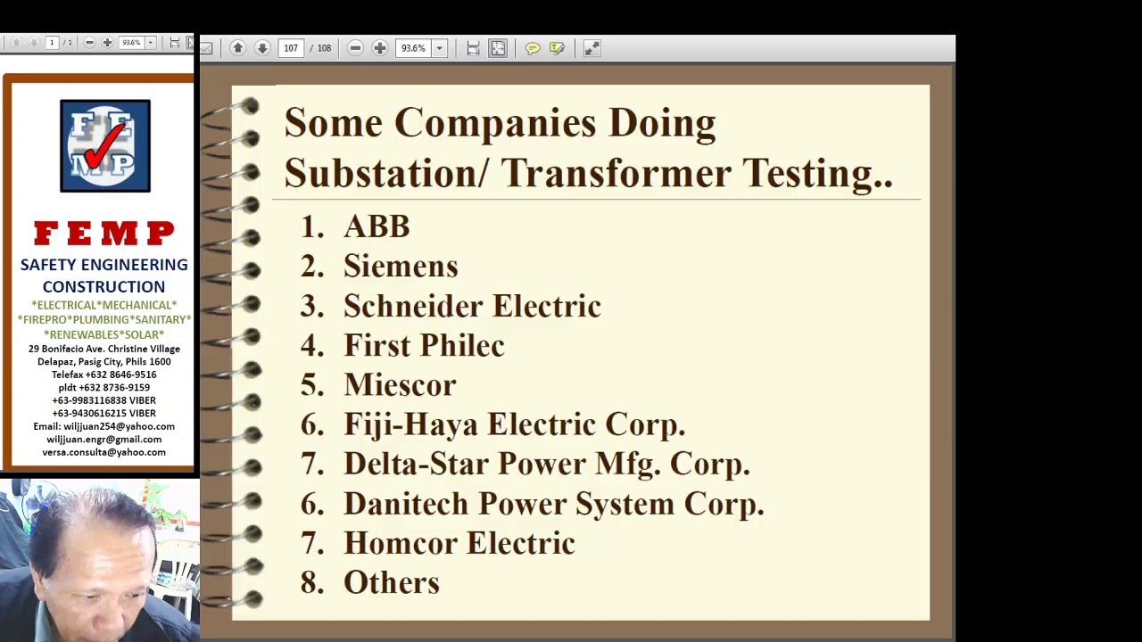 Electrical Preventive Maintenance for Substations