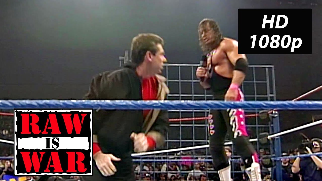 Bret Hart shoot promo WWE Raw March 17, 1997 HD