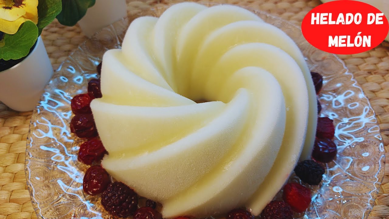 Helado de melón en Monsieur Cuisine y Thermomix