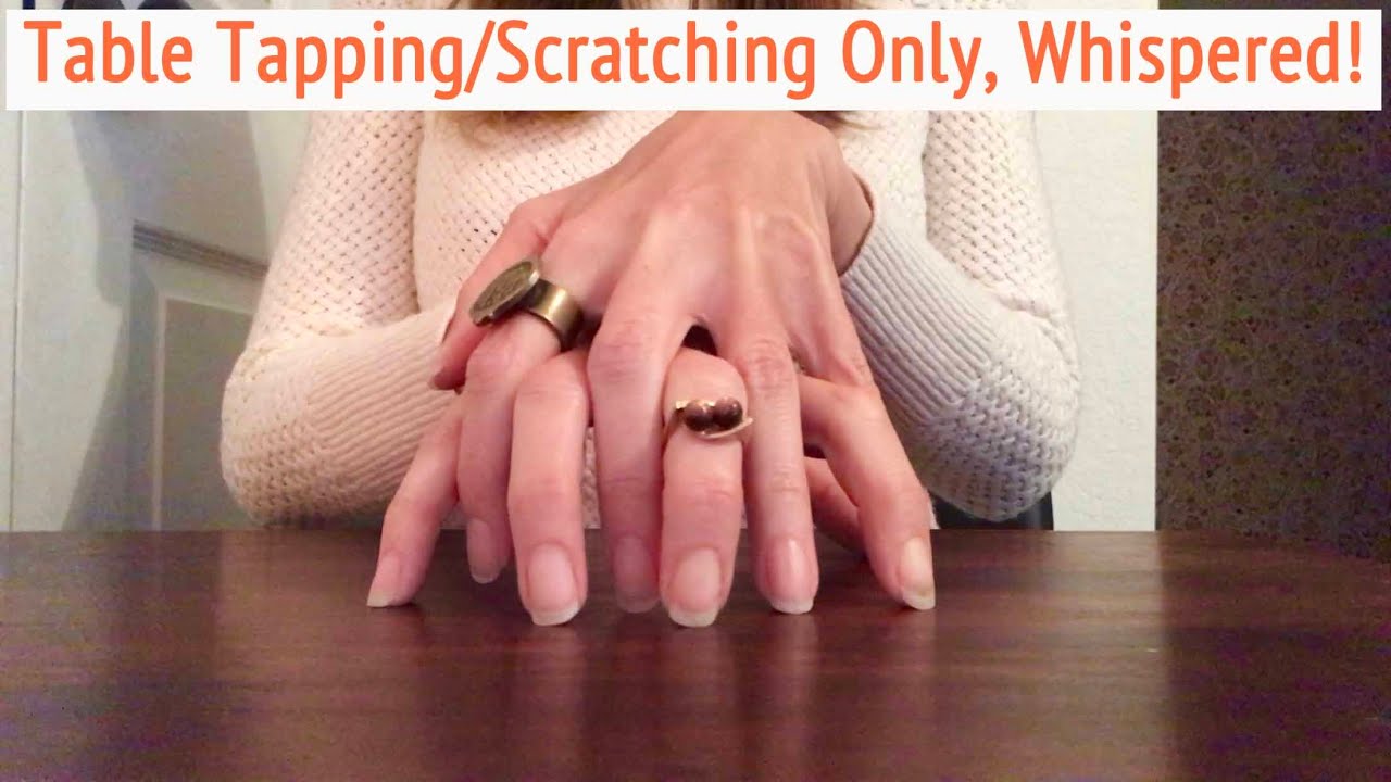 ASMR * Wooden Table Tapping & Scratching! * Fast Tapping * Natural Nails * Whispering * ASMRVilla