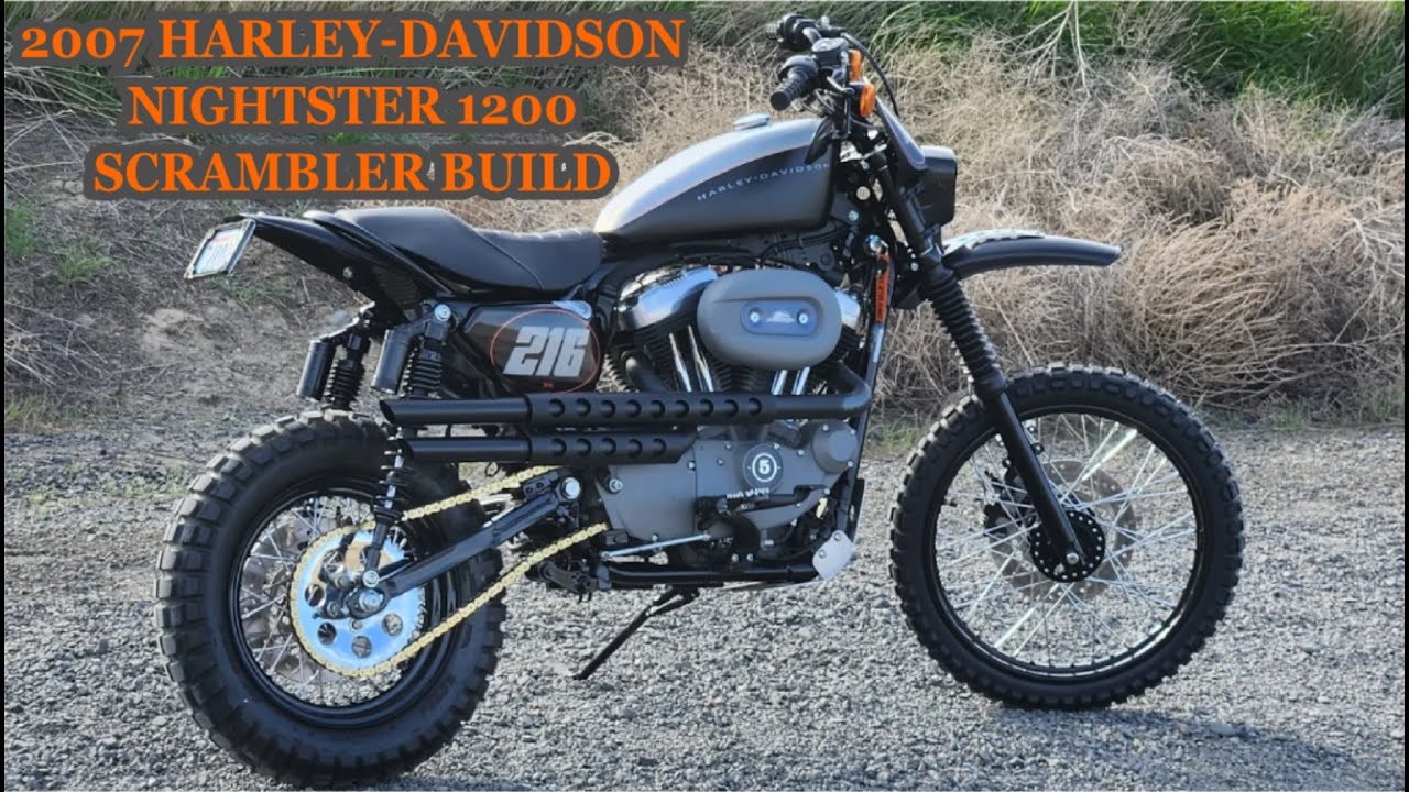 2007 Harley Davidson Sportster Scrambler Build