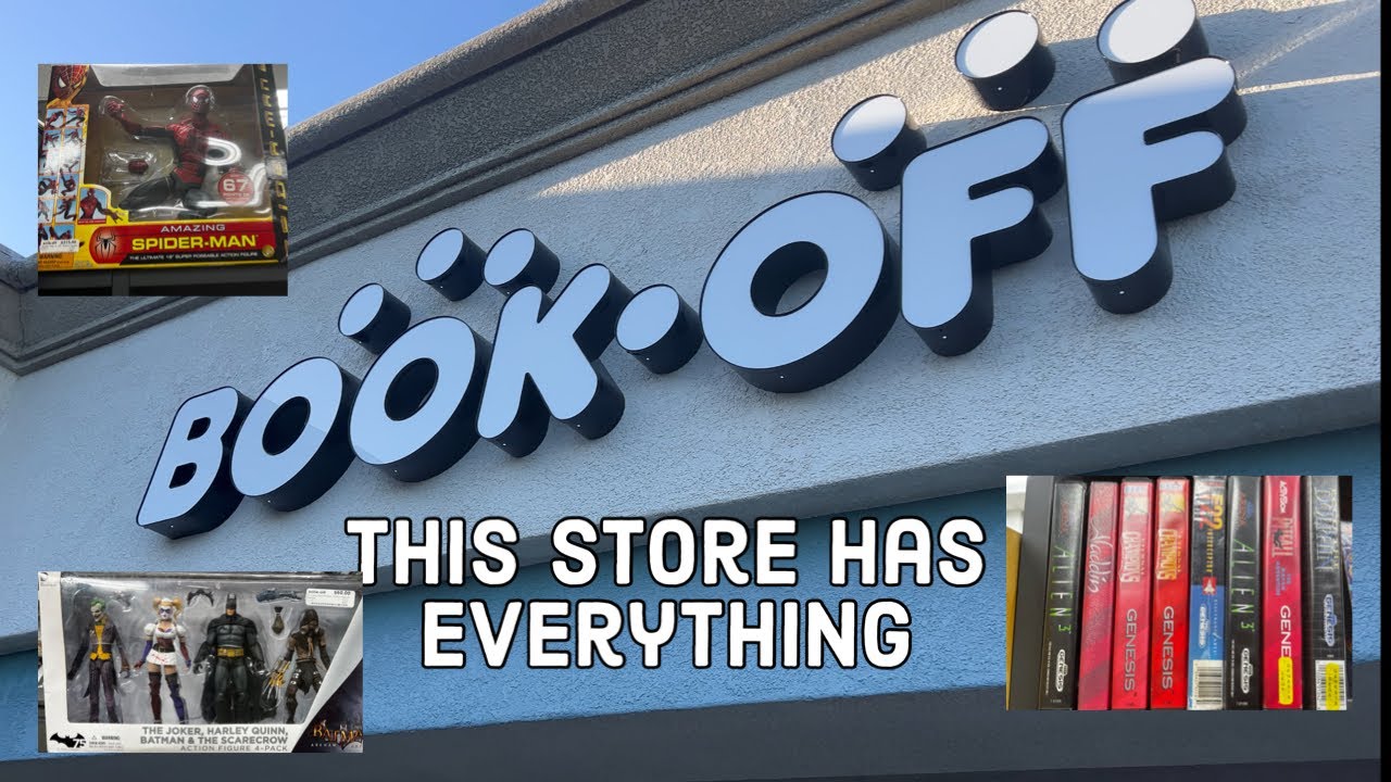 Book OFF Walkthrough!! Vintage toys/Retro video games/consoles/blu-rays, DVDS and more