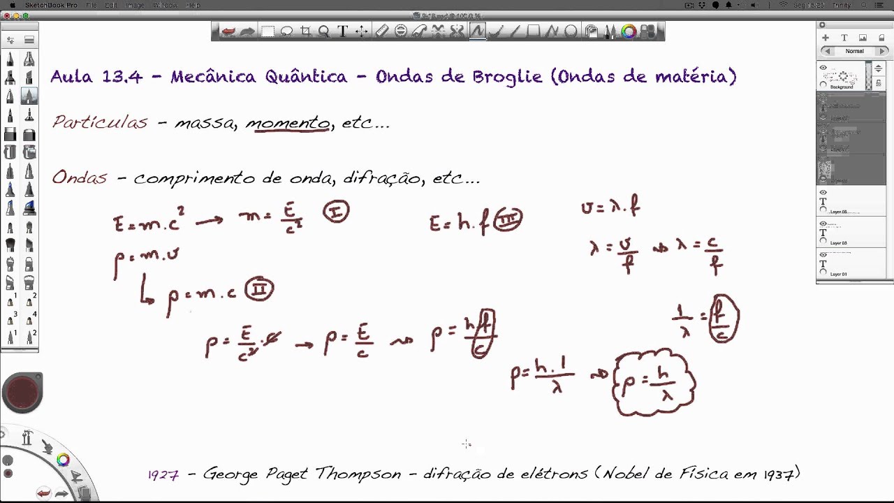 Aula 13.4 - Mecânica Quântica - Ondas de Broglie