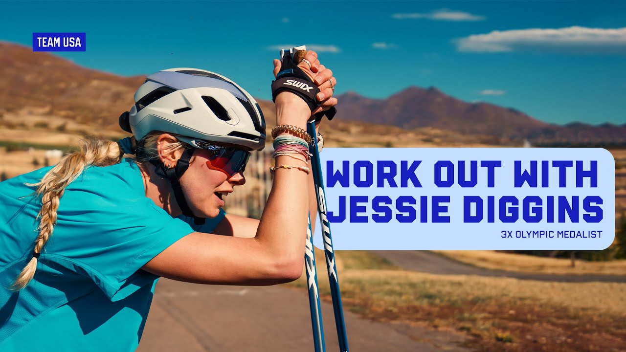 Work out with 3x Olympic medalist Jessie Diggins