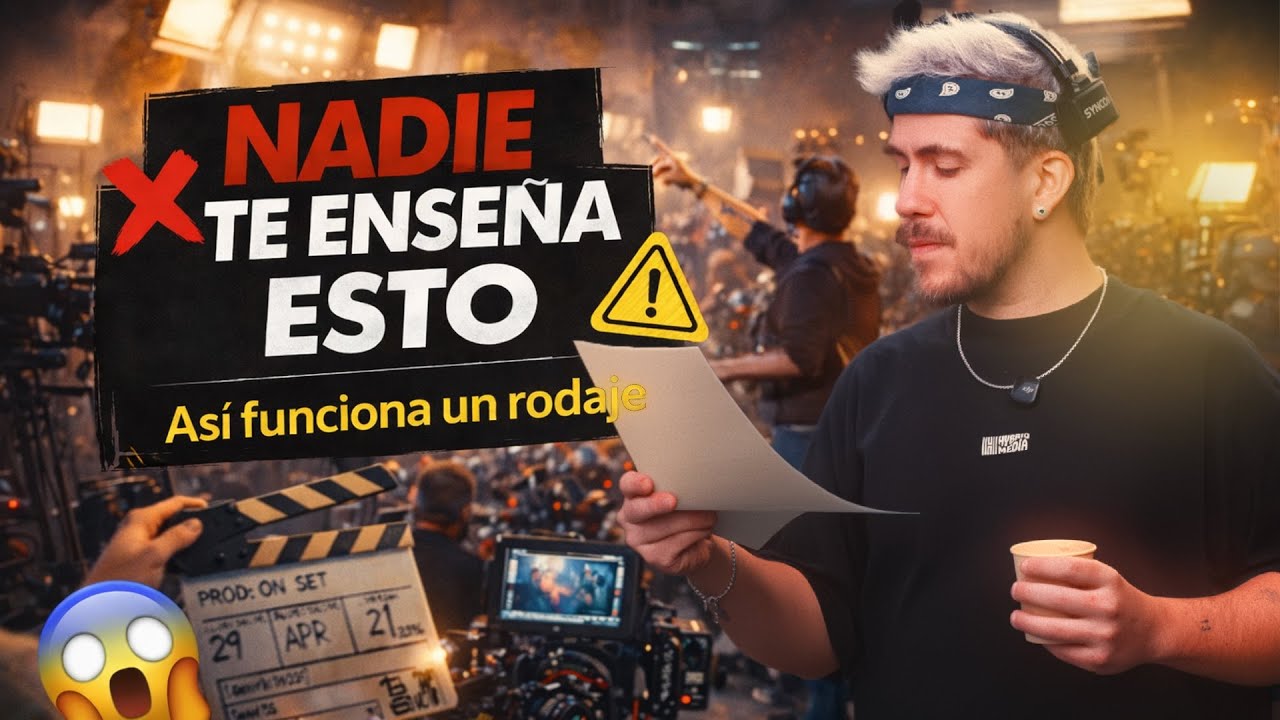 Lo que NADIE te ense&ntilde;a de un RODAJE REAL 🎬 | Equipo, actores y psicolog&iacute;a 🧠