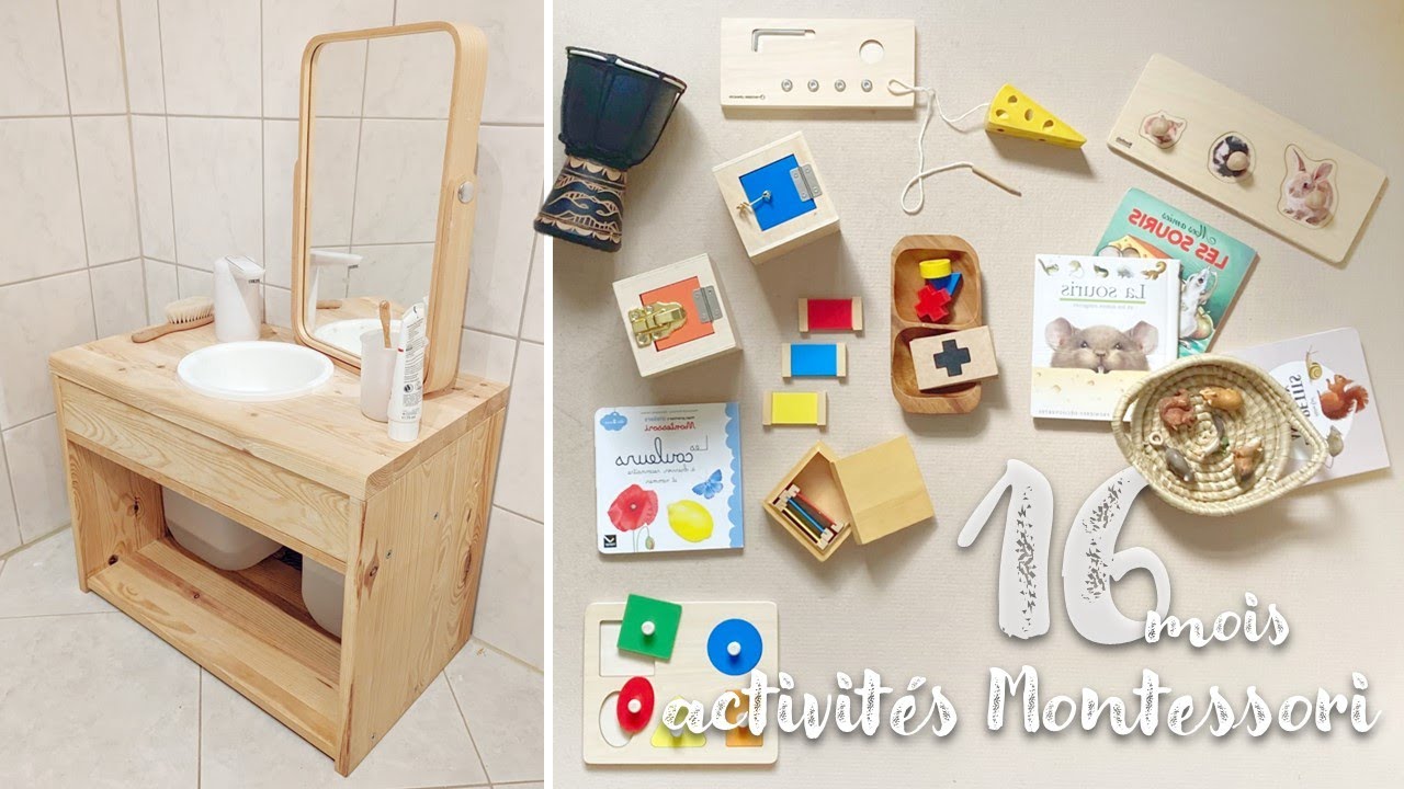 16 mois | Activités MONTESSORI à la maison