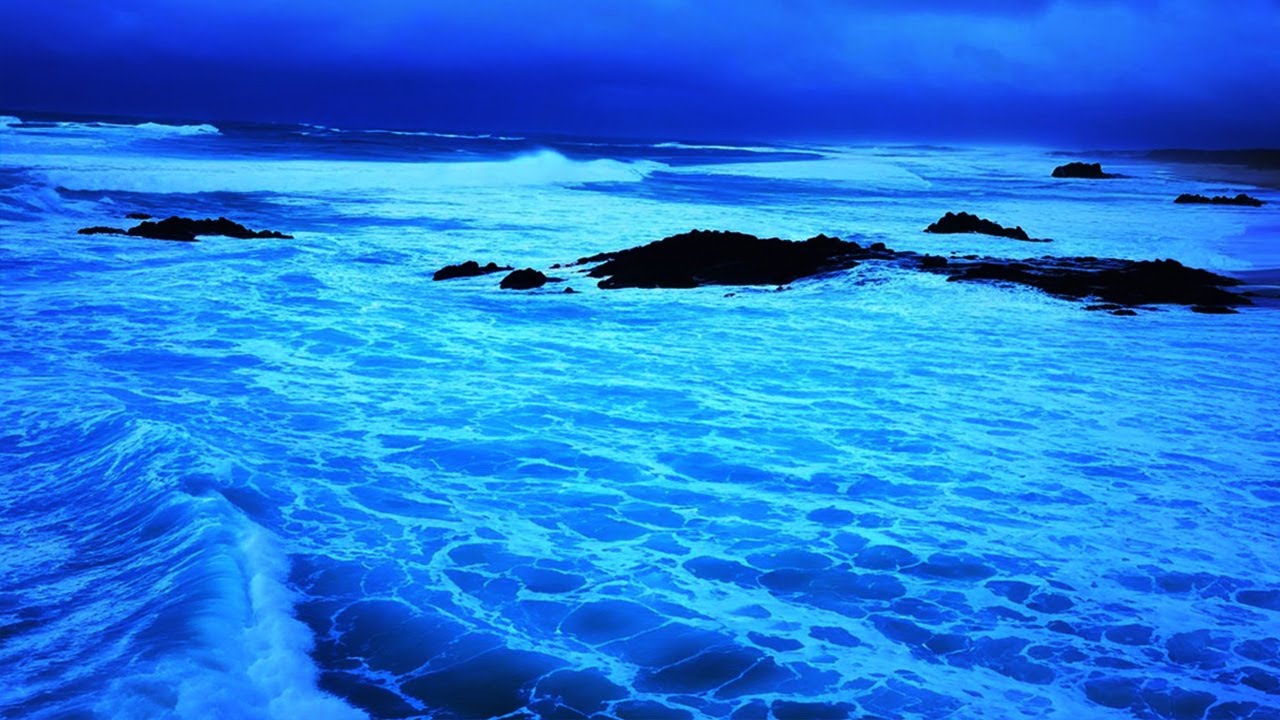 THE SOUND OF CALM WAVES FOR PEACE OF MIND🌊😴 RELAXING OCEAN SOUND AT NIGHT