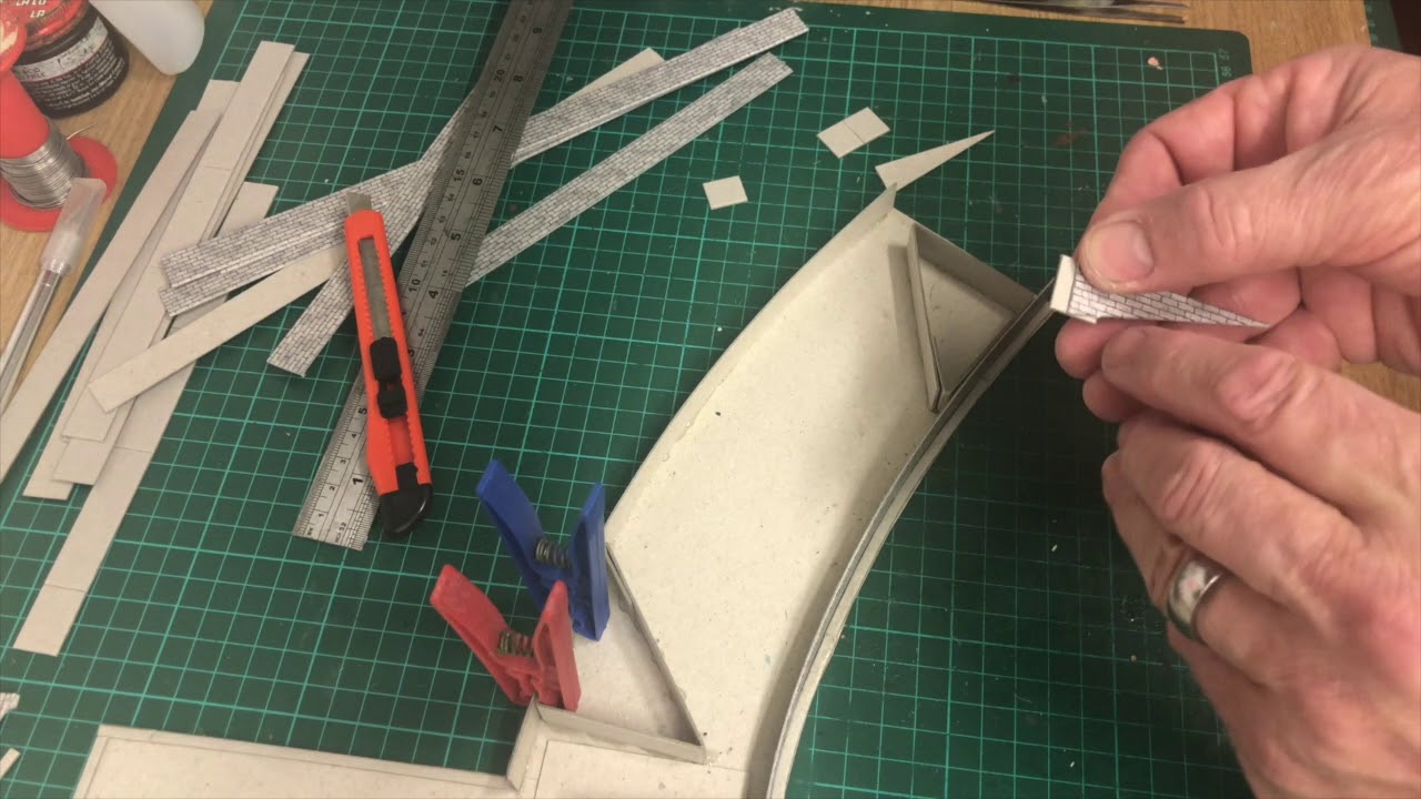 Building a model railway part 12 Building Platforms
