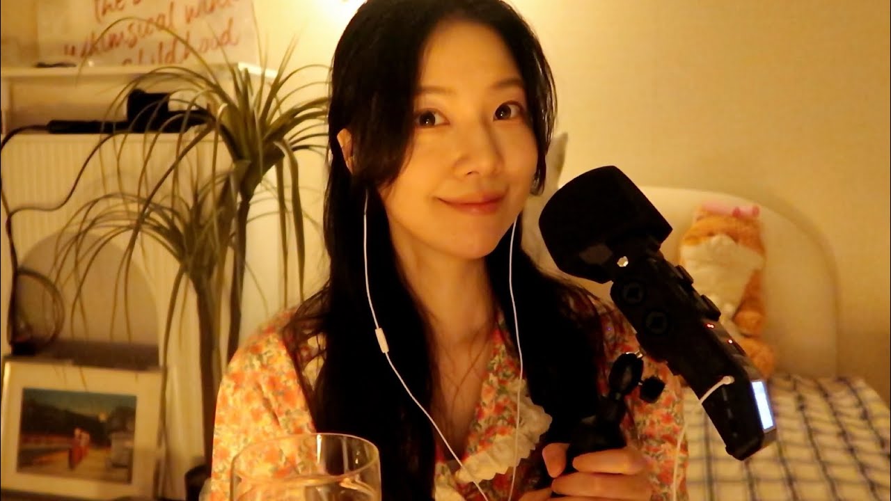ASMR 두쫀쿠🧆먹으며 토크토크 ༘♡ |퍼스널 컬러 진단기💄 세미 프로필 촬영📸 |바리스타 자격증도전 ☕️
