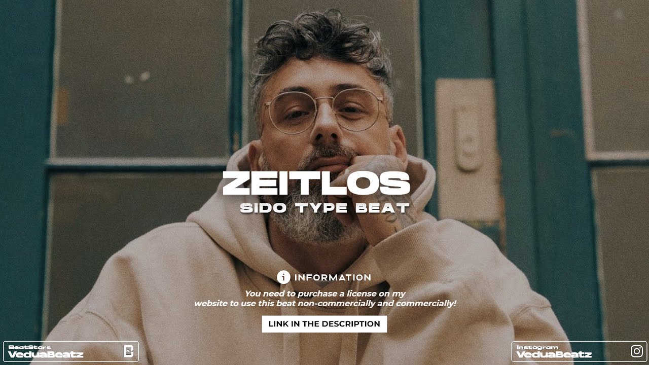 SIDO TYPE BEAT | SAD GUITAR RAP BEAT | ZEITLOS (prod. VeduaBeatz)
