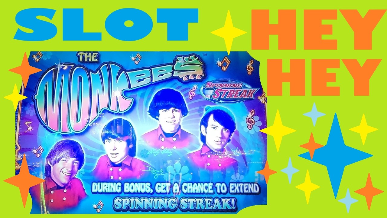 Hey Hey we play THE MONKEES slot at FOUR QUEENS in LAS VEGAS
