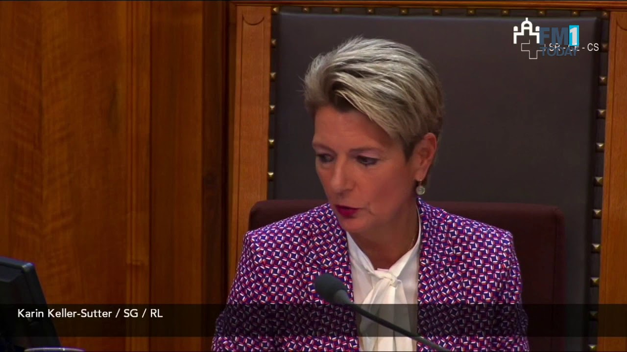 Karin Keller-Sutter würdigt Schneider Ammann
