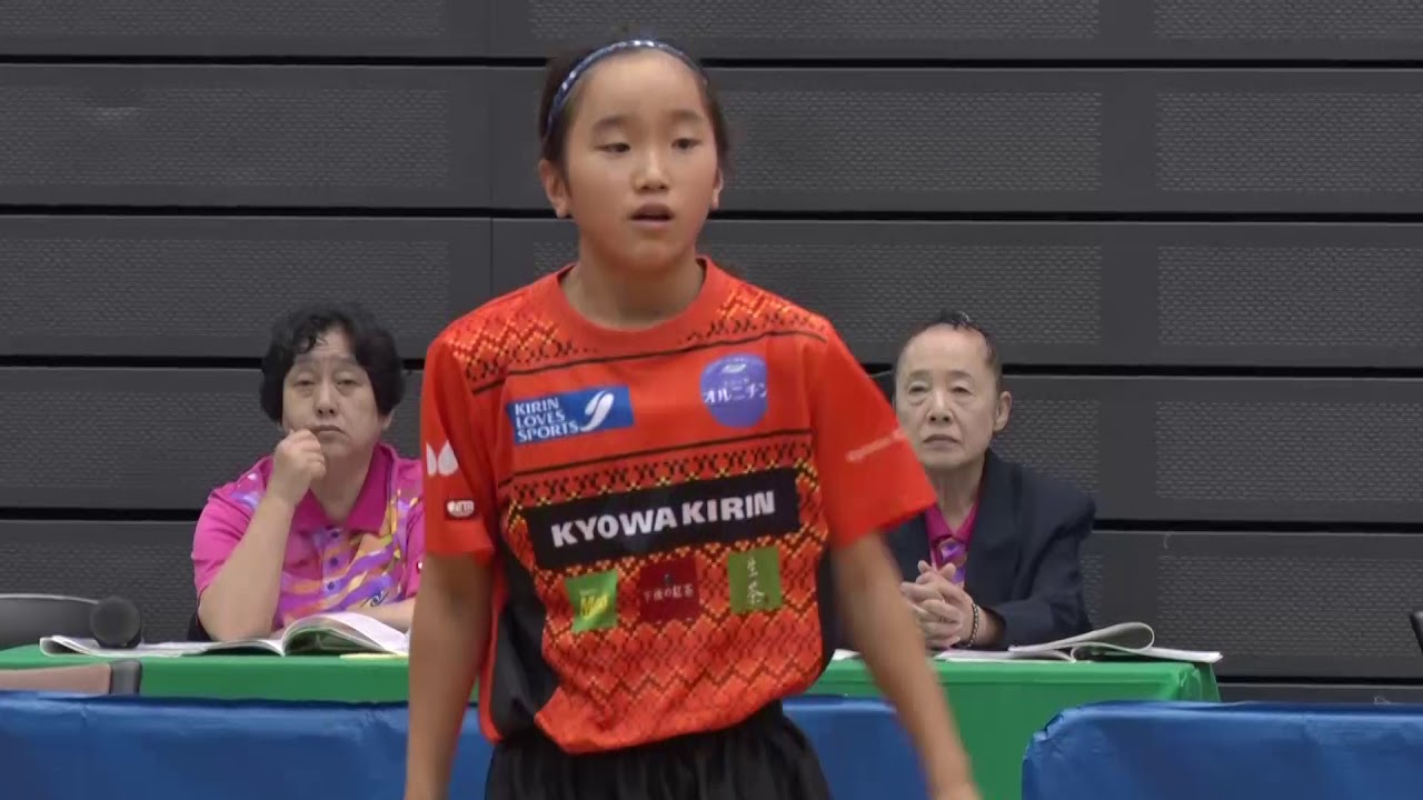 全農杯2019 ホープス女子準々決勝 小塩悠菜vs松元菜音