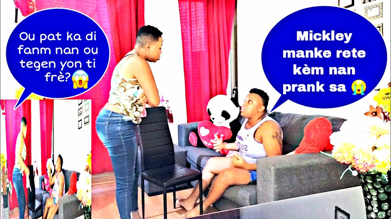 MEZANMI PRANK LAN MAL PASE | MICKLEY DIM FÒK LI PLUMEN TOU😭😭