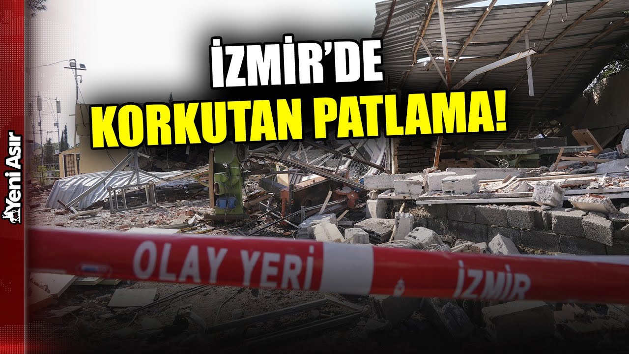 İzmir Bayraklı'da Patlama! Patlamada 75 Yaşındaki Adam Yaralandı! I Yeni Asır