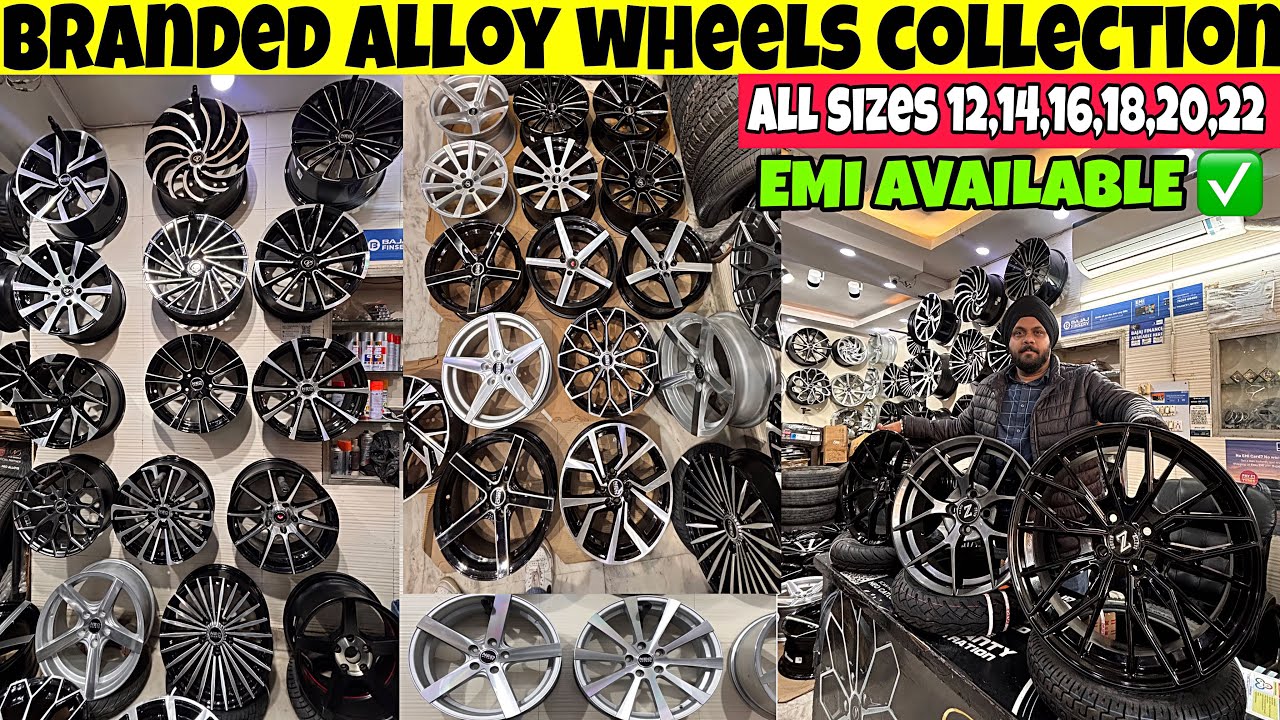 Best Alloy Wheels for Cars 2025🔥| Branded Alloy wheels collection Delhi | all sizes available 
