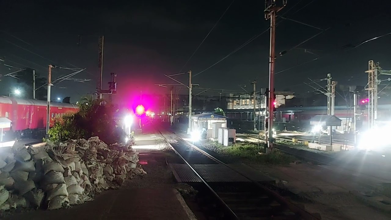 A Train arrival to Puratchi Thalaivar Dr M G Ramachandran Central Railway Station, Chennai 