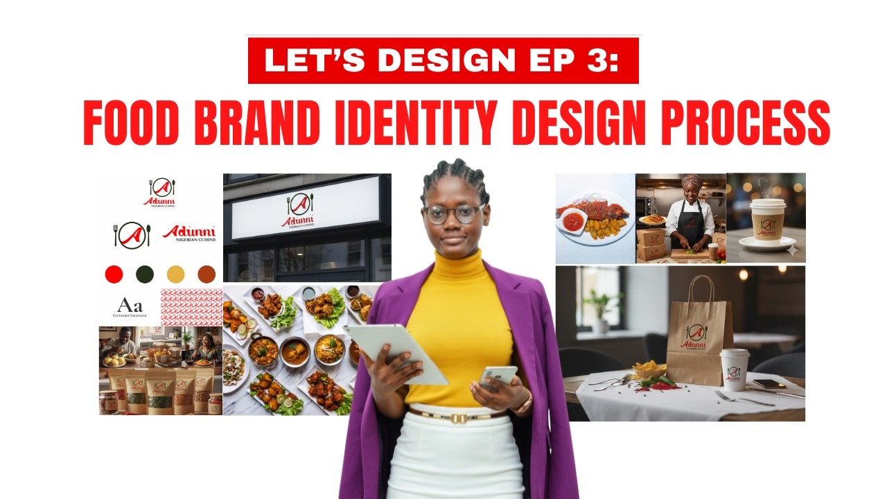 My Brand Design Process For a Food Brand  | Let's Design 03 | Logo Design from Scratch