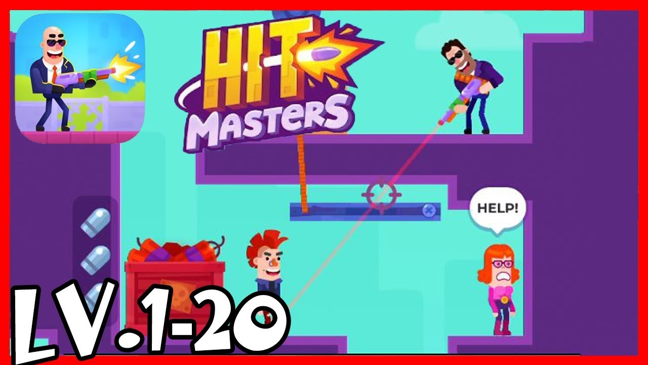 Hitmasters IOS Gameplay Shotgun Mode Level 1-20
