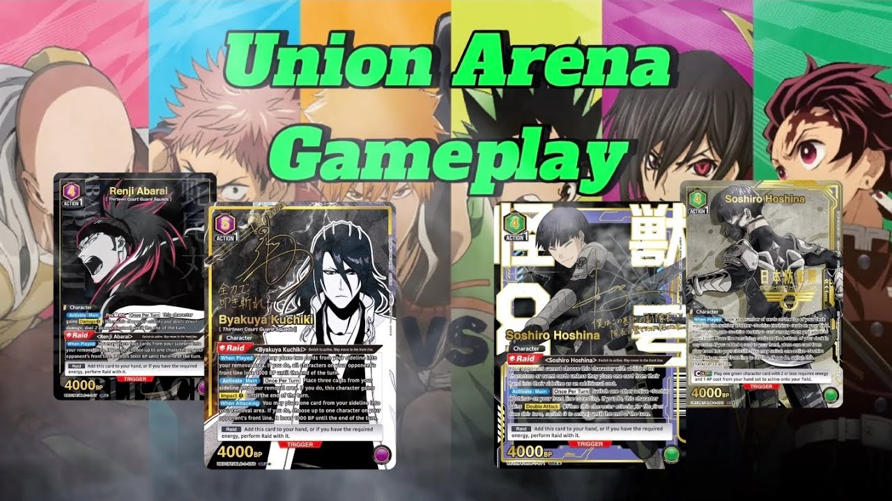 Union Arena [Bleach Vol 2.5] против [Кайдзю номер 8] Соширо Хошина (свободная игра)