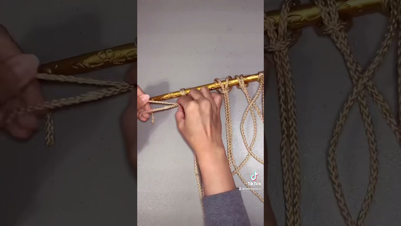 Macrame feather wall hanger tutorial