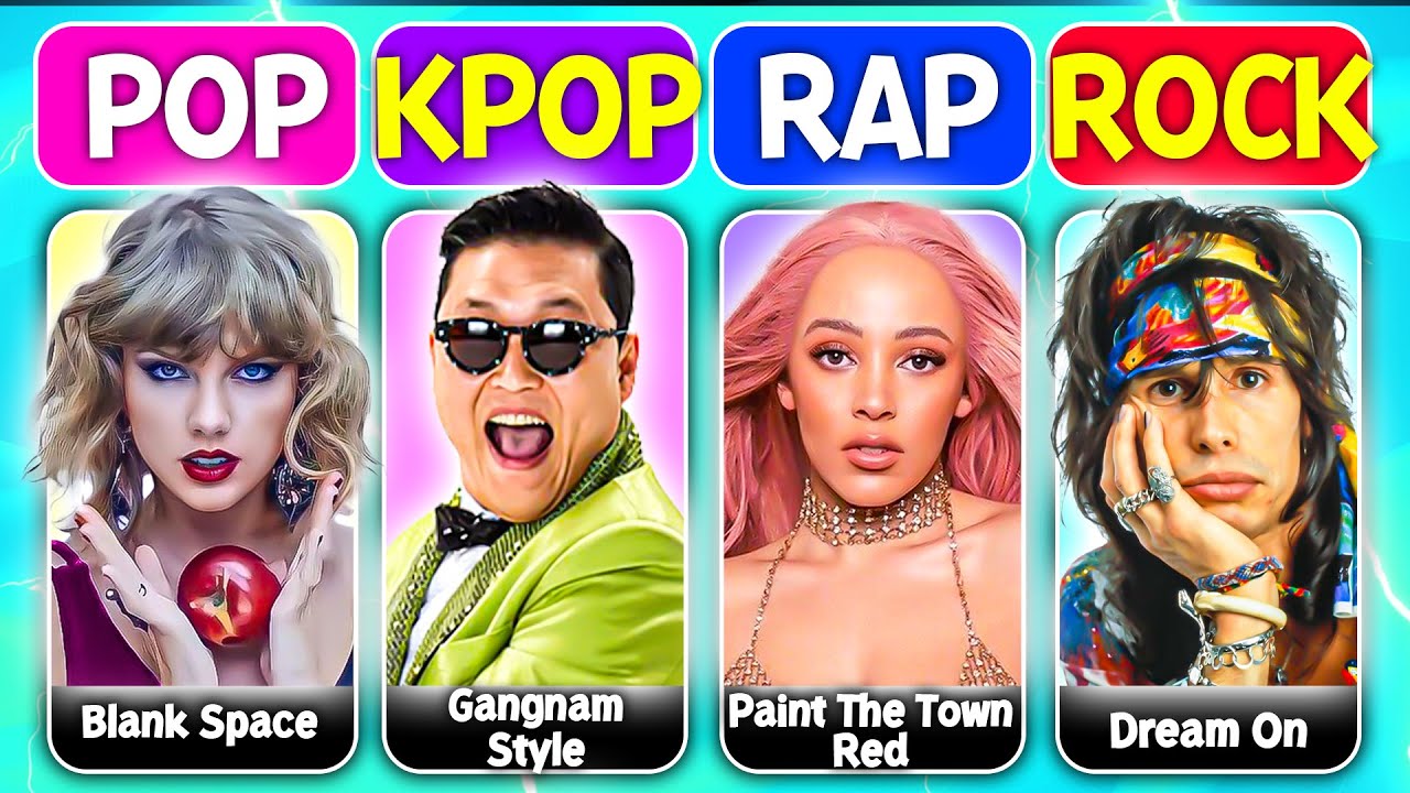 Save One Song😉 | POP vs K-POP vs RAP vs ROCK🔥🎶