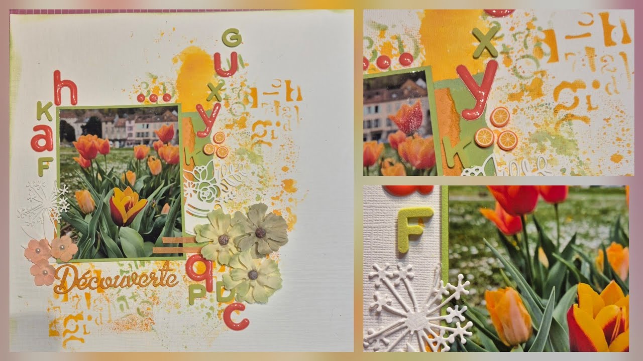 TUTO PAGE 30 X 30 #scrapbooking #patouille