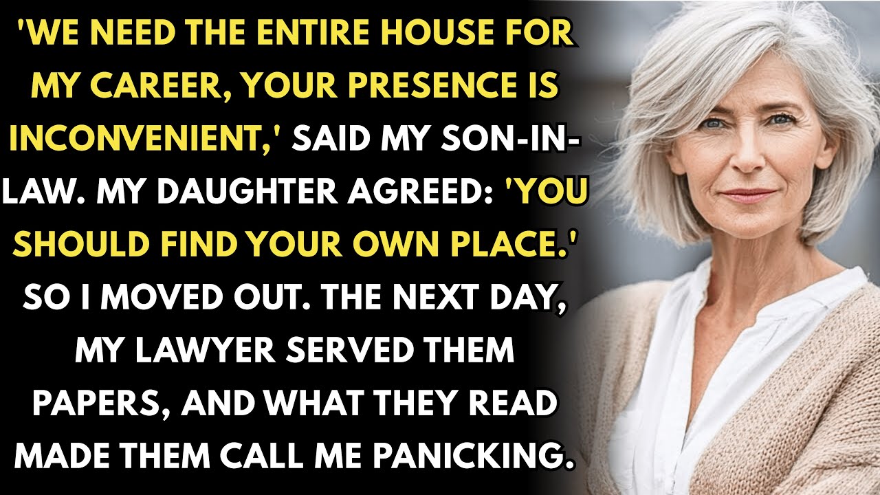 My Daughter Asked Me To Move Out For Her Husband's Promotion - So I Sold My Share Of The House