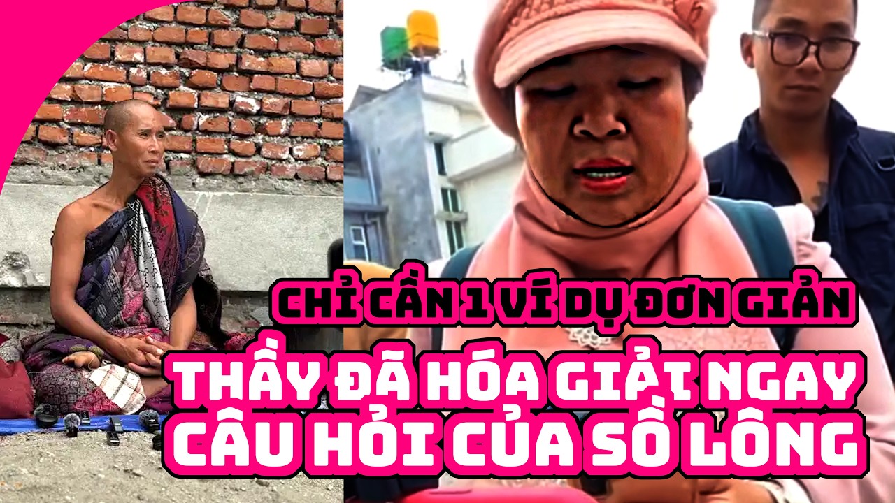 Thầy lấy ví dụ không thể hợp lý hơn.