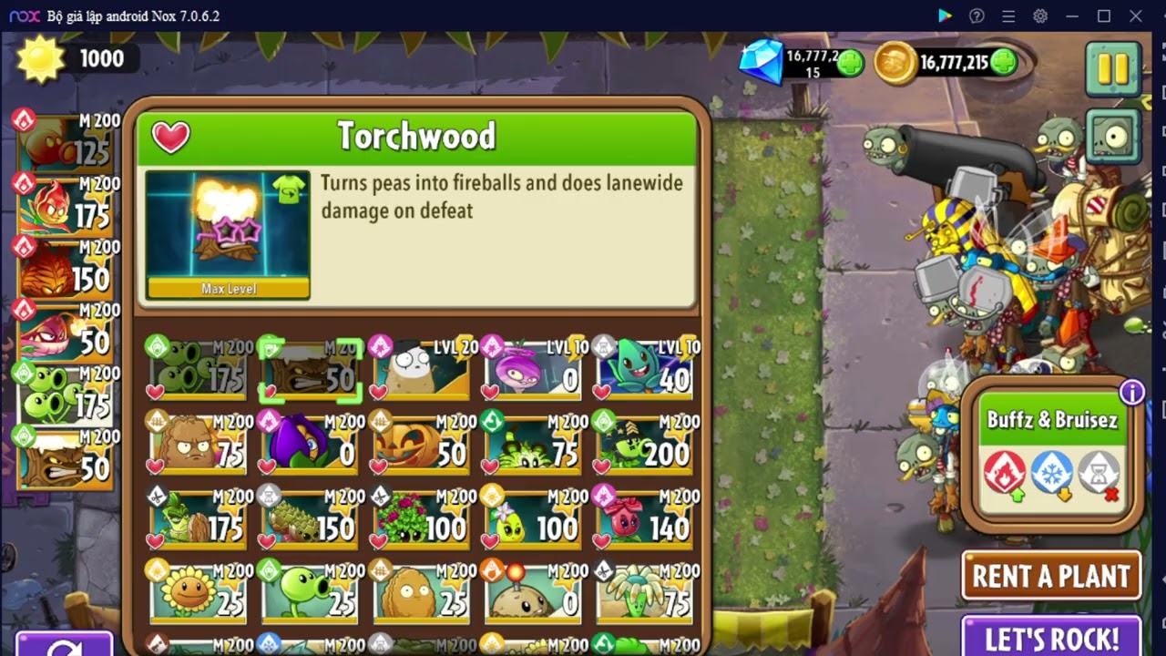 Hướng Dẫn Tải Game Plant vs zombie 2 Full Tiền Full Kim Cương Full Cây Thành Công 100% Mới Nhất.0303