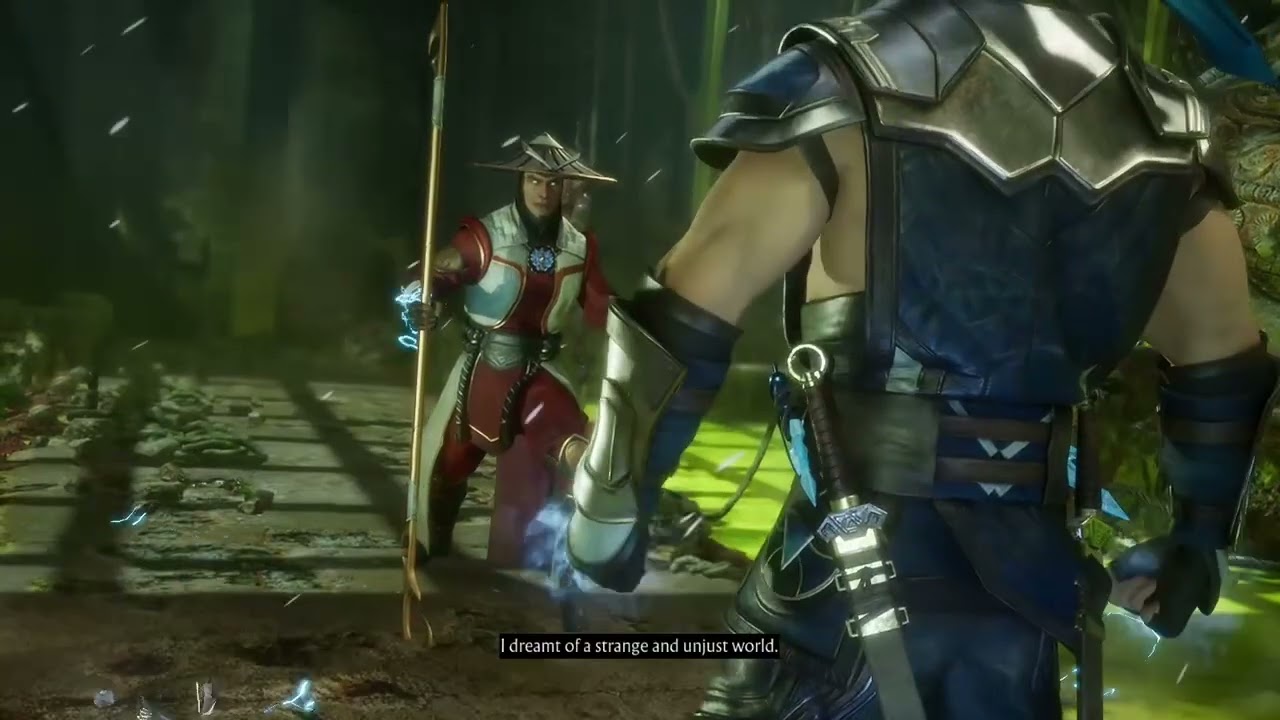 Raiden and sub zero Referencing Injustice 2