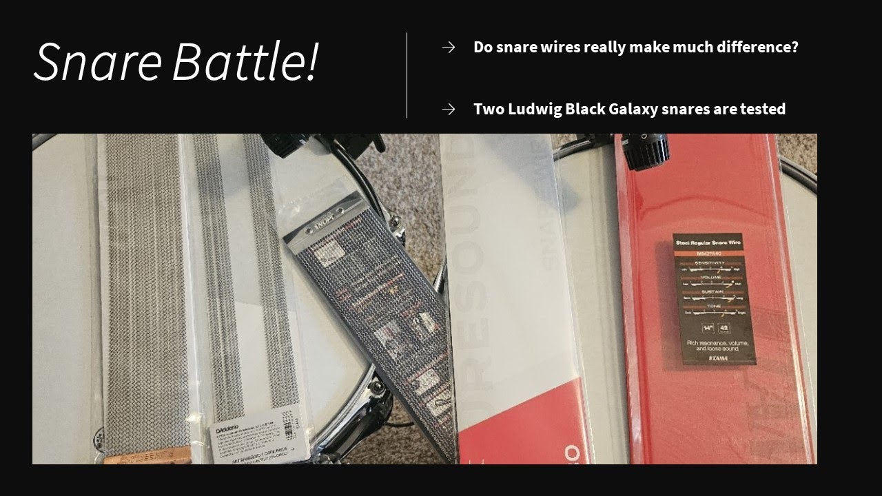 Snare Battle! Do snare wires really make that much difference?