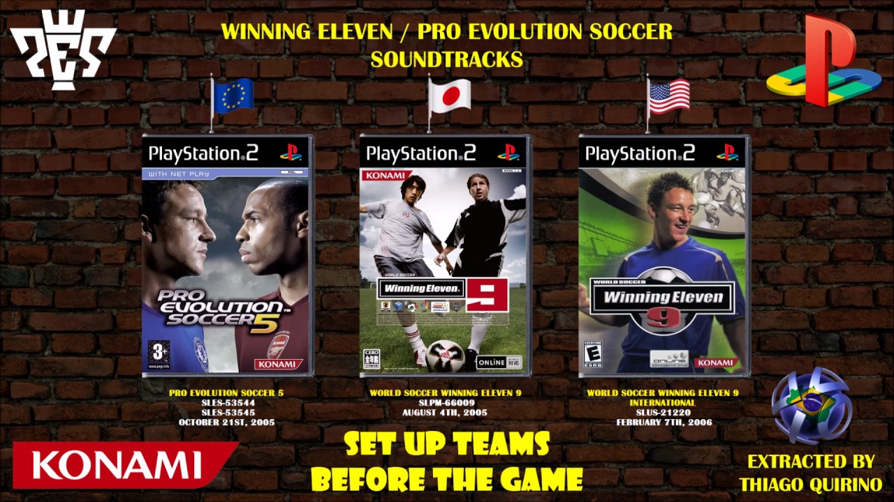 Soundtrack [Winning Eleven 9, Pro Evolution Soccer 5] Set Up Teams Before the Game