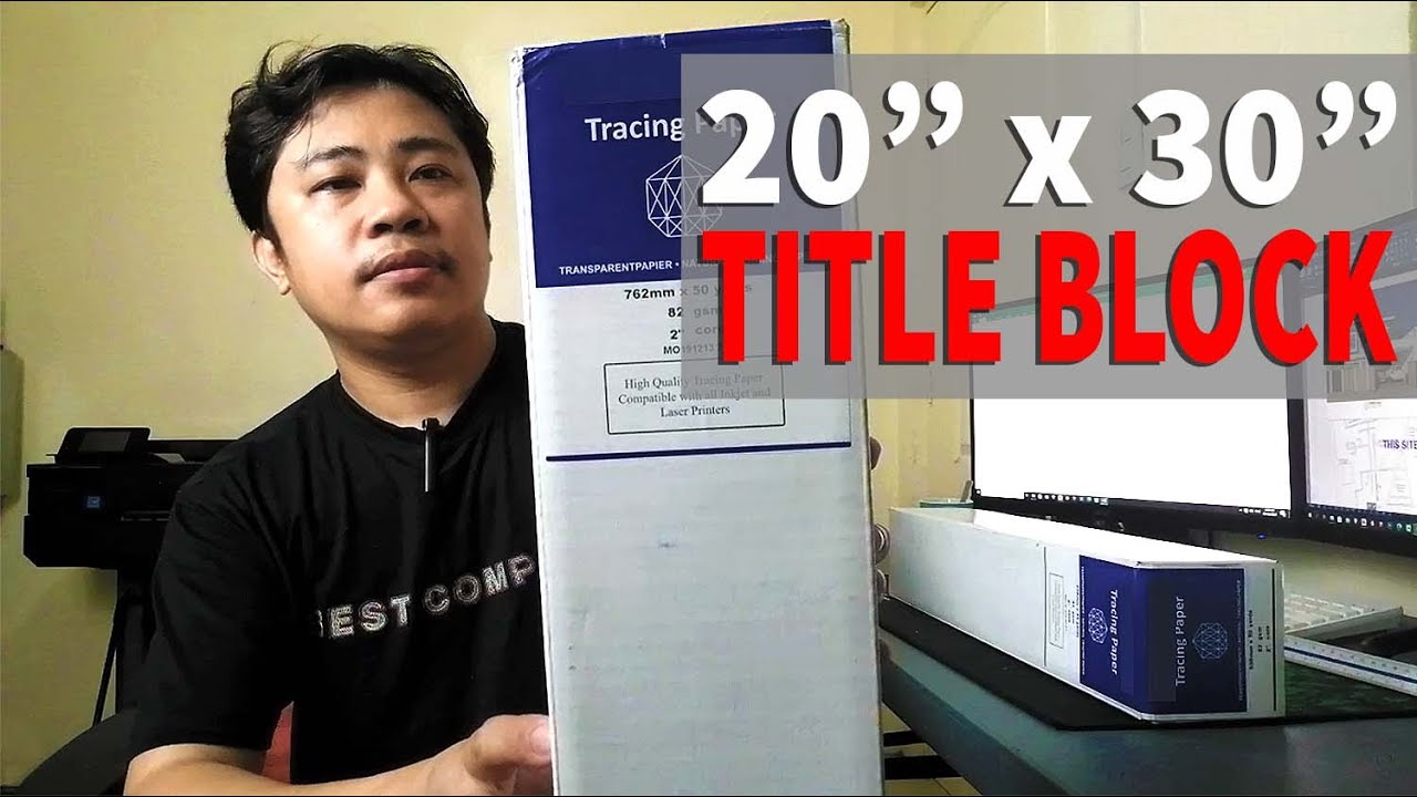 Standard Title Block sa Pilipinas Step by Step Tutorial