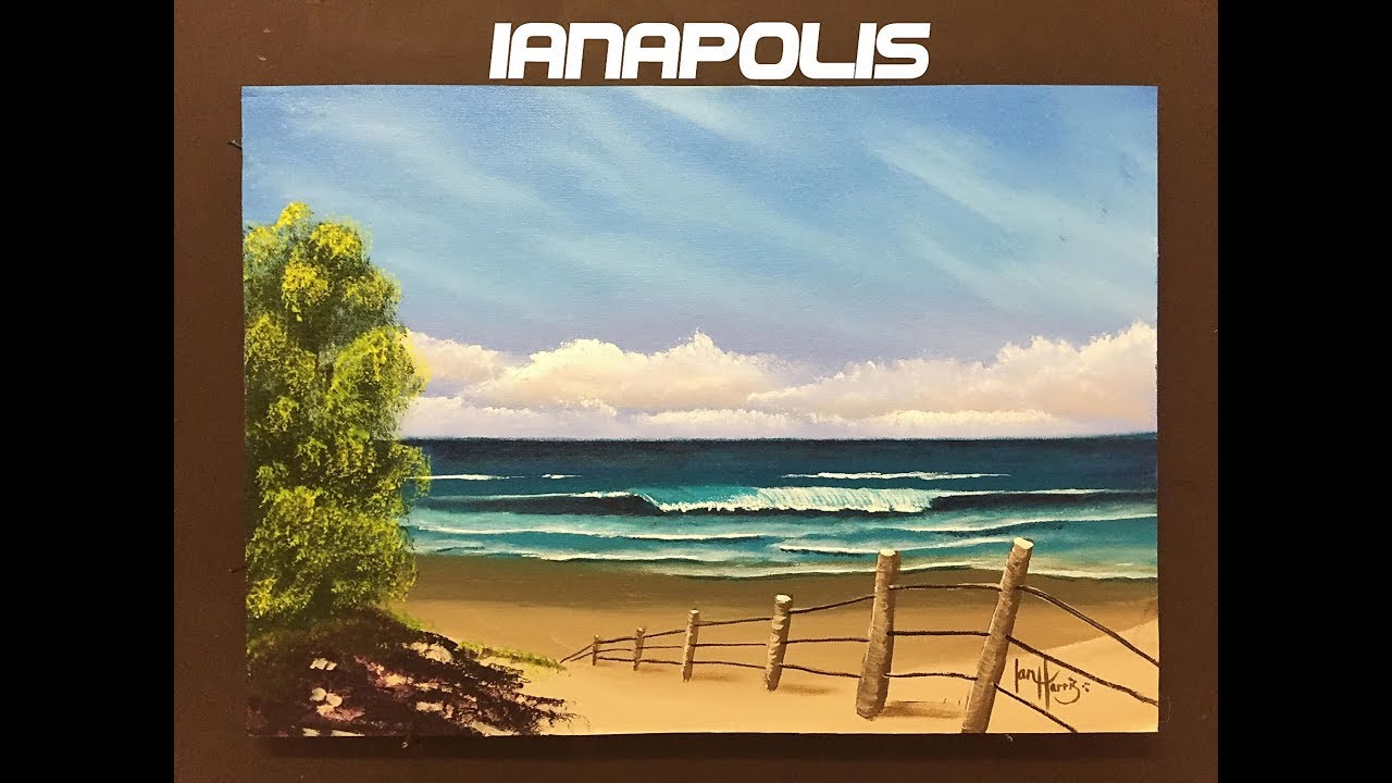 #211 How to paint an ocean scene for beginners