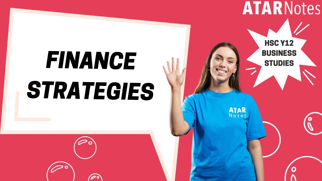 Finance Strategies | HSC Year 12 Business Studies