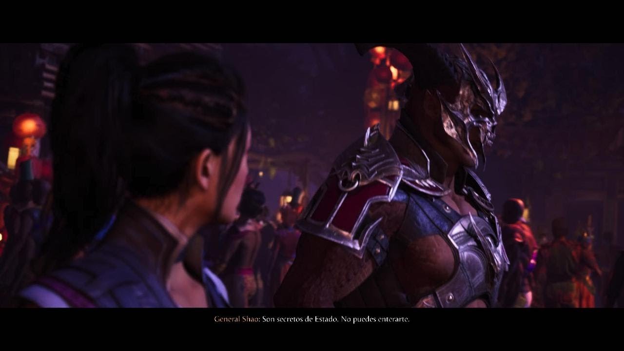 jugando mortal kombat 1 con reptile
